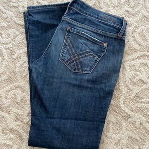 Straight leg jeans